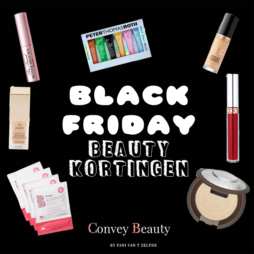 Black Friday aanbiedingen | make-up kortingen, huidverzorging en meer beauty