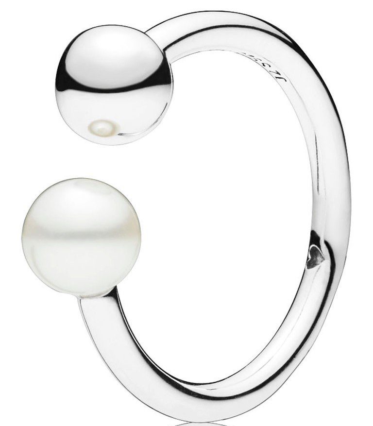 Pandora parel ring van zilver
