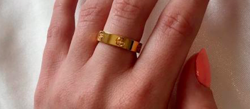 Etsy dupes voor cartier love ring