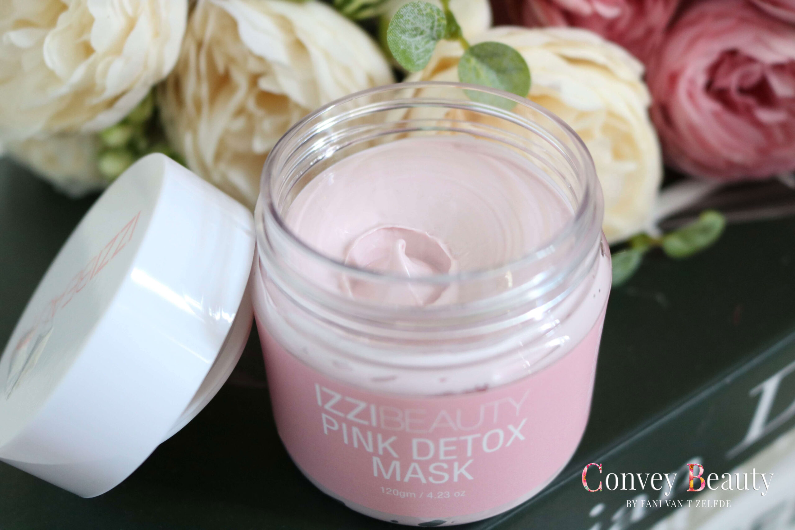 IZZI Beauty pink detox mask review
