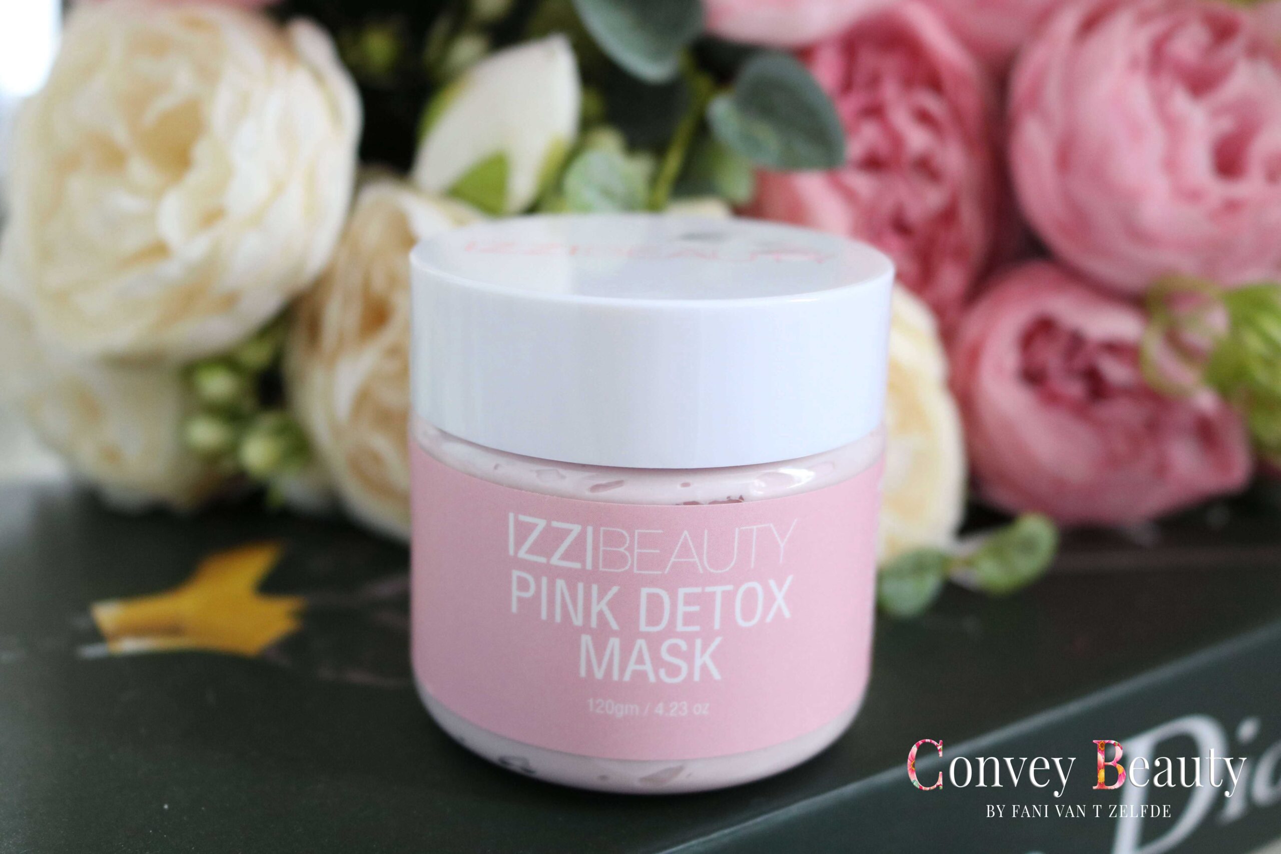 IZZI Beauty pink detox mask review