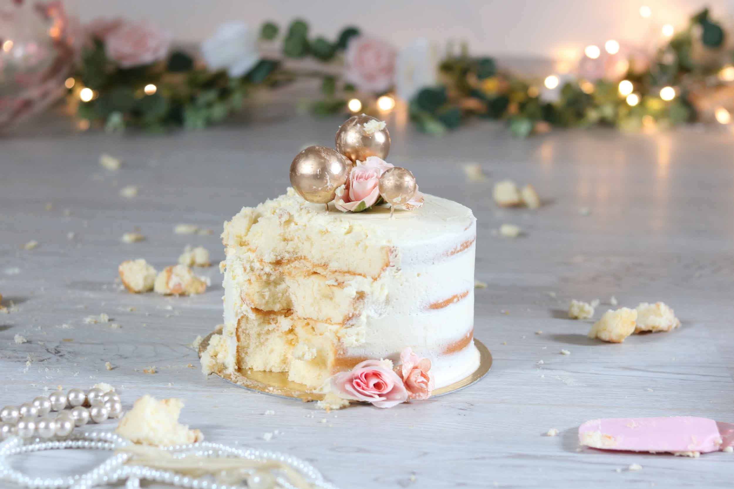naked cake - eerste verjaardag taart trends
