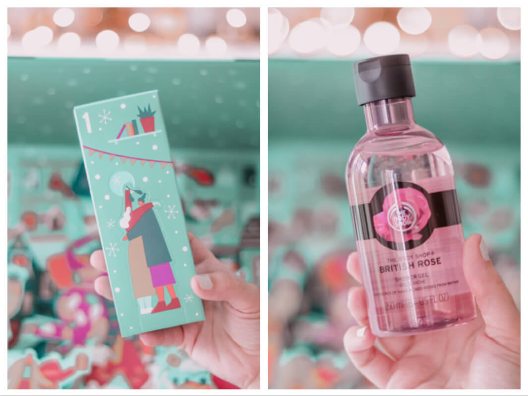 the body shop adventskalender unboxing review