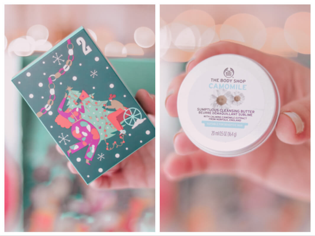 the body shop adventskalender unboxing review