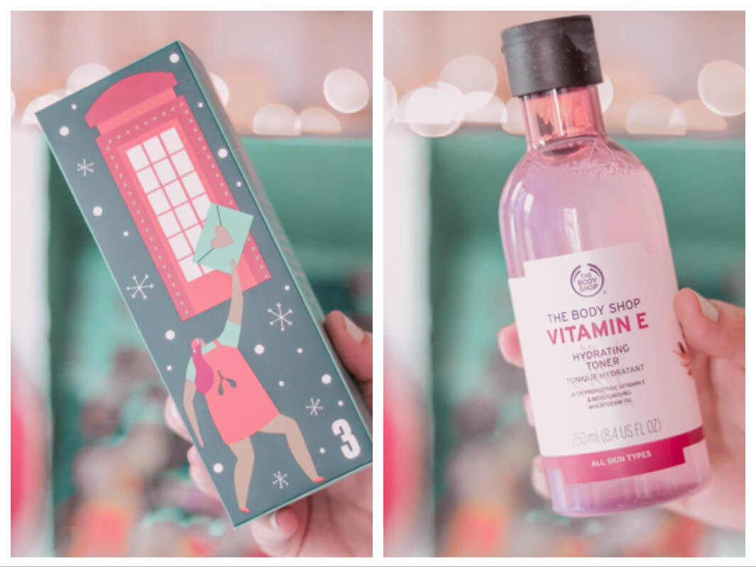 the body shop adventskalender unboxing review