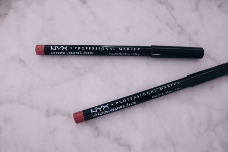 Review NYX Slim Pencil Lip Liner - Natural & Nude Pink