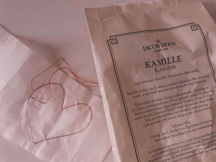 DIY hartvormige theezakjes voor Valentijnsdag