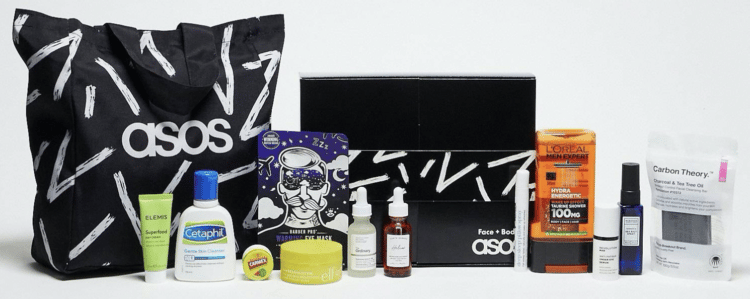 ASOS 12-daagse verzorgingsadventskalender voor heren 2022