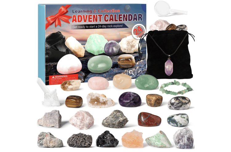 Natuurlijke mineralen & stenen adventskalender 2022