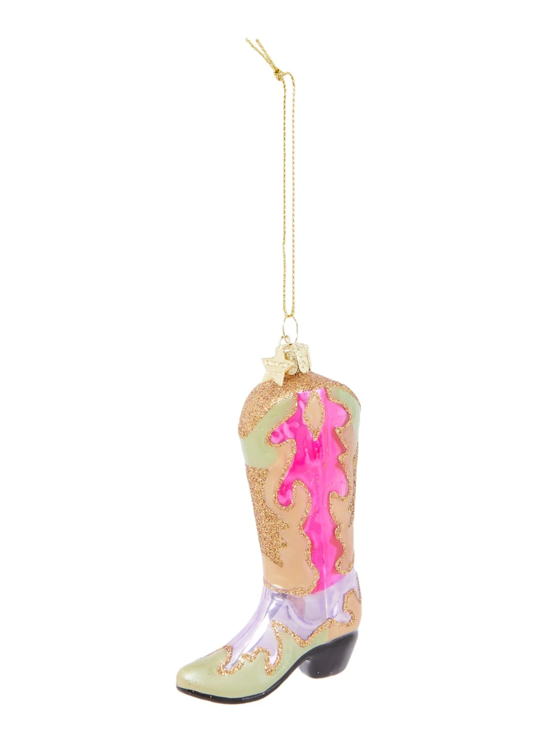 Cowboy Boot Coachella ornament