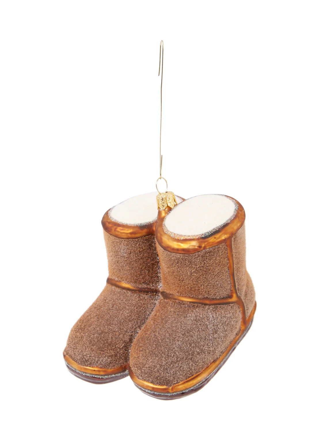 De Bijenkorf HOME Laarzen van Schapenbont kersthanger (UGG ornament)