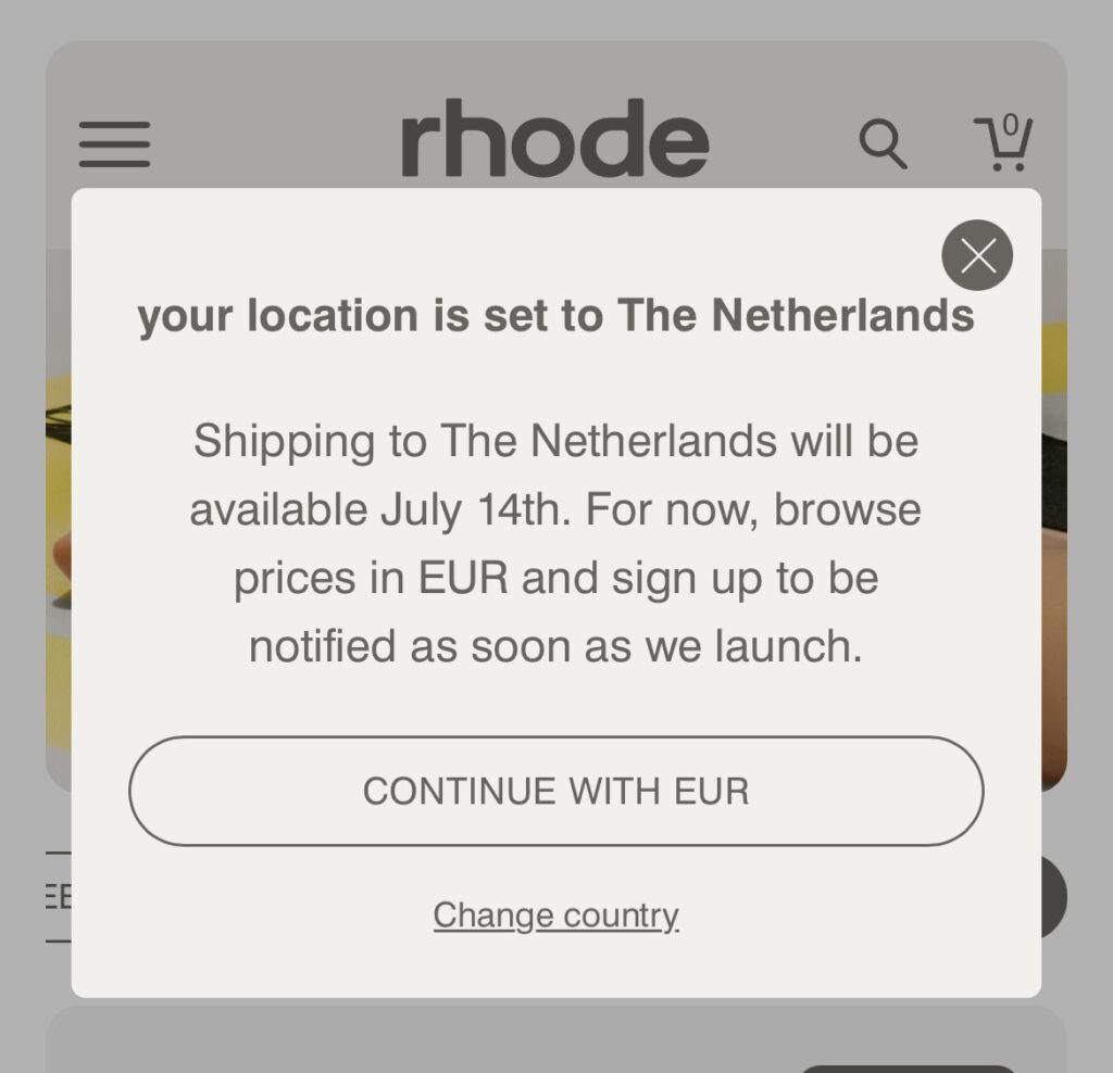 Rhode komt naar Nederland